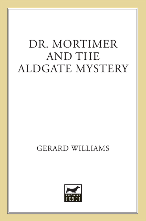 Cover image for book Dr. Mortimer and the Aldgate Mystery