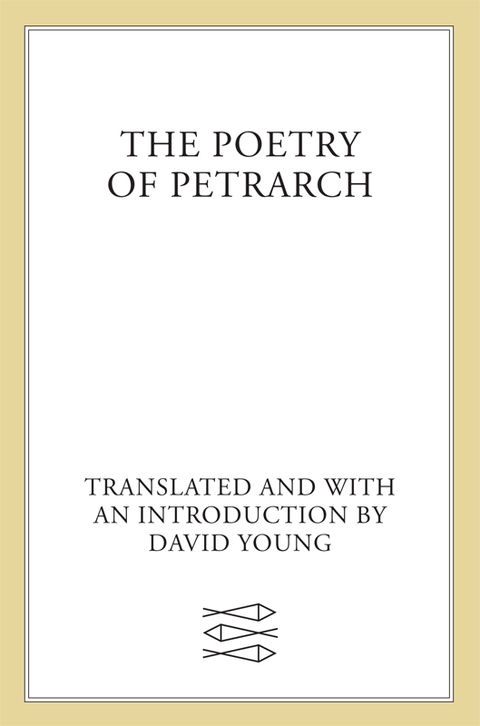 Cover image for book The Poetry of Petrarch