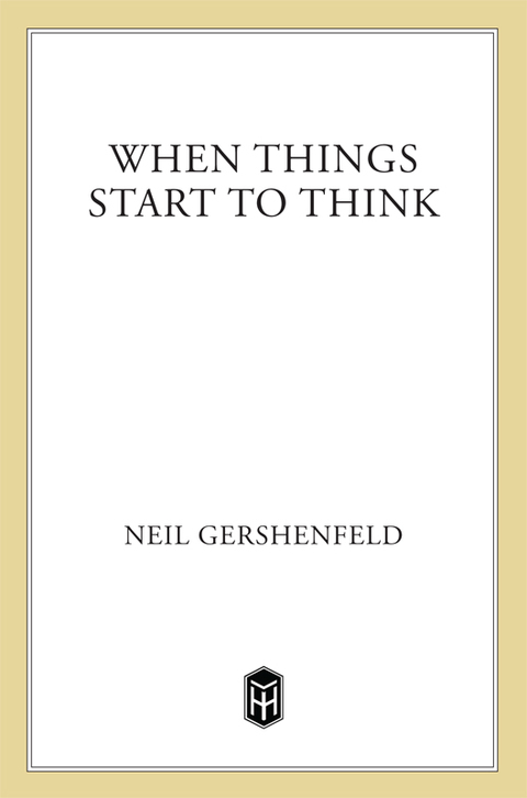Cover image for book When Things Start to Think