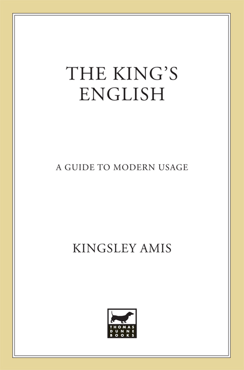 Cover image for book The King's English