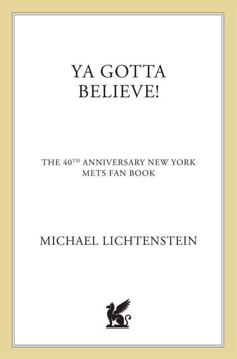 Cover image for book Ya Gotta Believe!