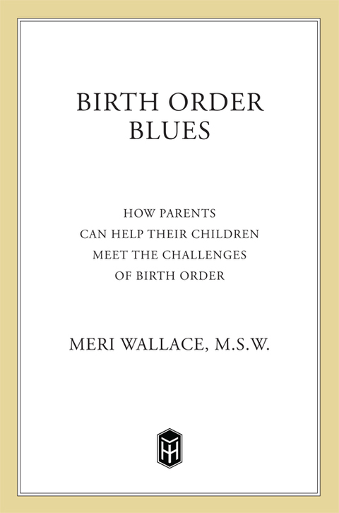 Cover image for book Birth Order Blues