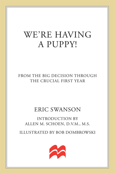 Cover image for book We're Having a Puppy!