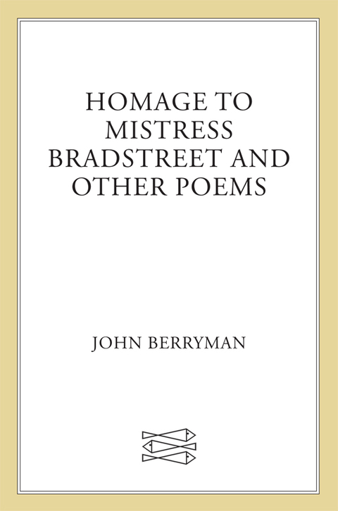 Cover image for book Homage to Mistress Bradstreet