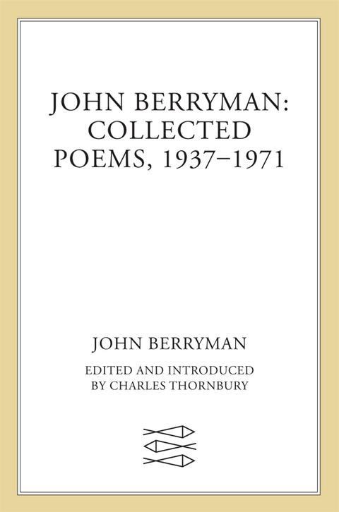 Cover image for book John Berryman: Collected Poems