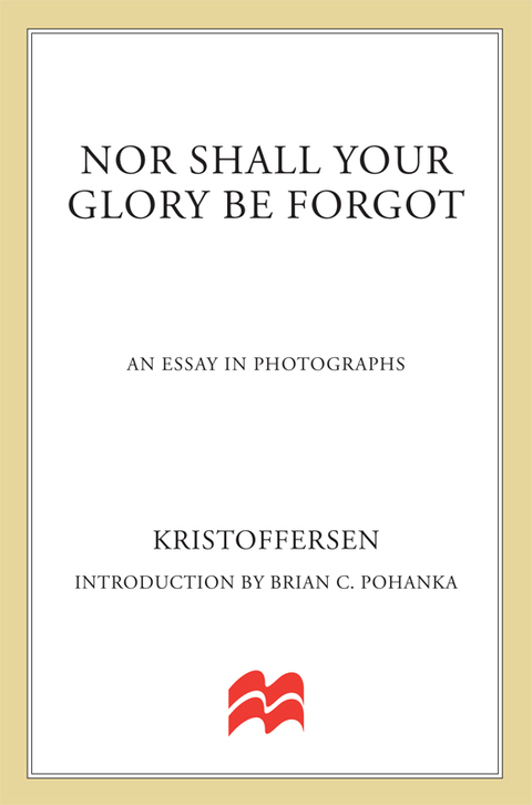 Cover image for book Nor Shall Your Glory Be Forgot