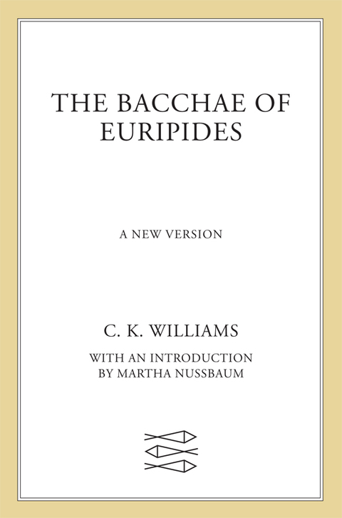 Cover image for book The Bacchae of Euripides