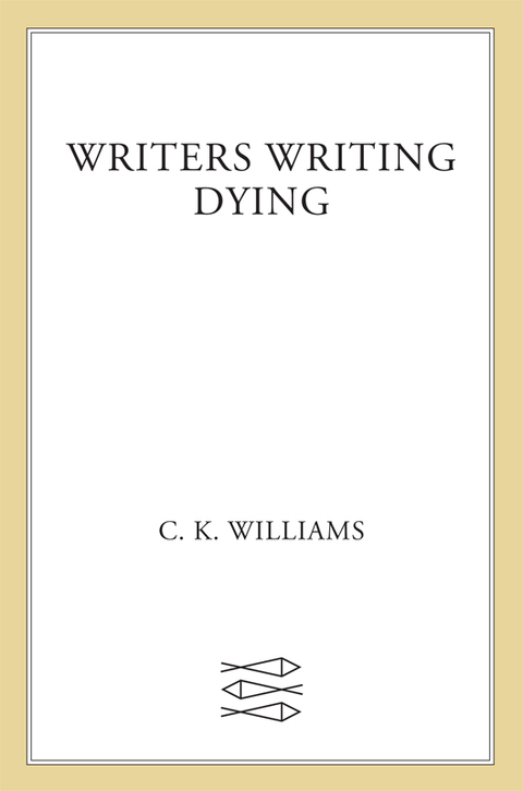 Cover image for book Writers Writing Dying