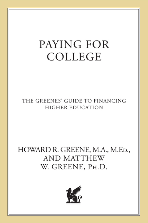 Cover image for book Paying for College