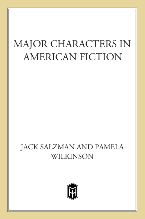 Cover image for book Major Characters in American Fiction