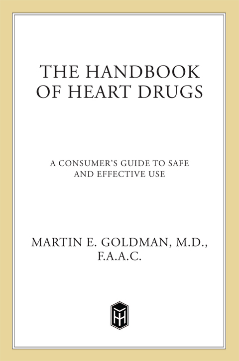 Cover image for book The Handbook of Heart Drugs