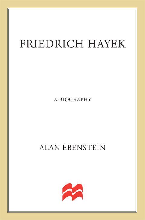 Cover image for book Friedrich Hayek