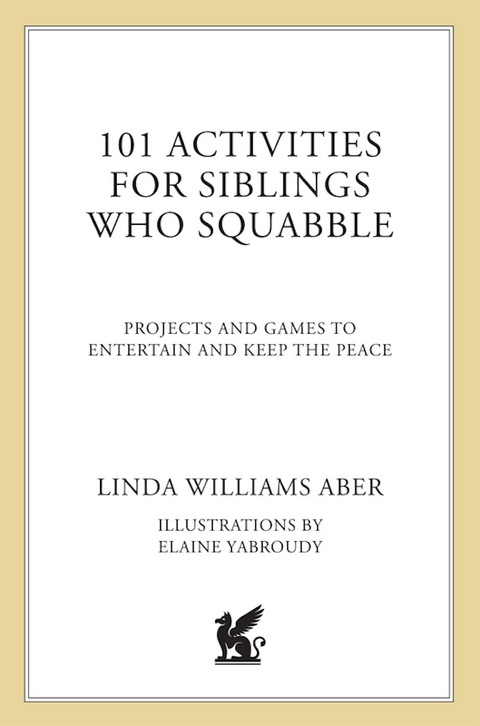 Cover image for book 101 Activities For Siblings Who Squabble