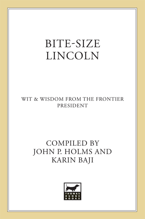 Cover image for book Bite-Size Lincoln