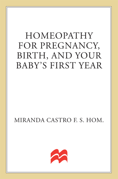Cover image for book Homeopathy for Pregnancy, Birth, and Your Baby's First Year