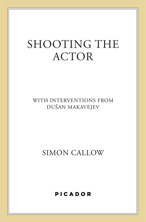 Cover image for book Shooting the Actor