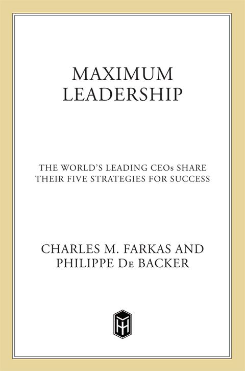 Cover image for book Maximum Leadership