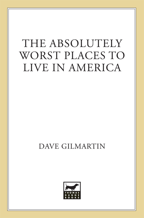 Cover image for book The Absolutely Worst Places to Live in America