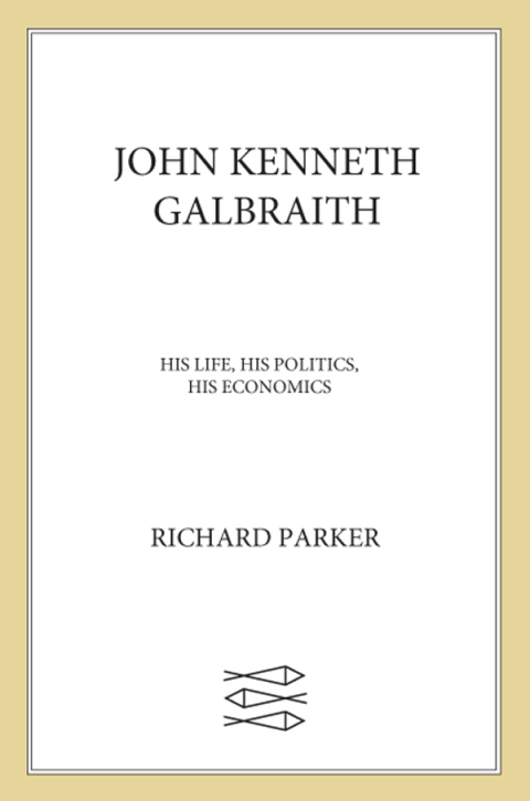 Cover image for book John Kenneth Galbraith