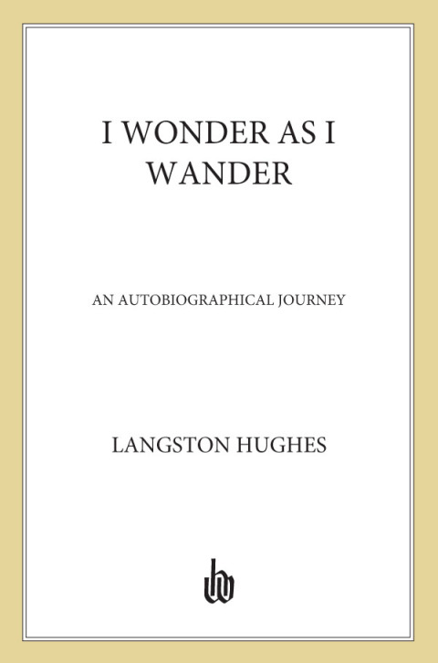 Cover image for book I Wonder as I Wander