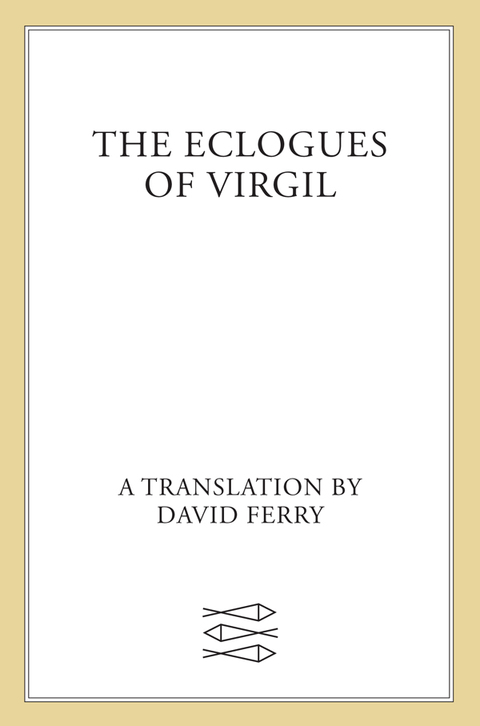 Cover image for book The Eclogues of Virgil