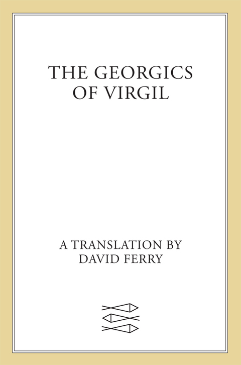 Cover image for book The Georgics of Virgil