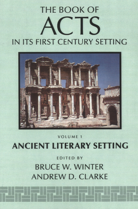 Cover image for book The Book of Acts in Its Ancient Literary Setting