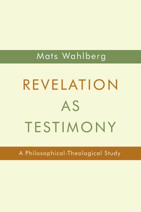 Cover image for book Revelation as Testimony