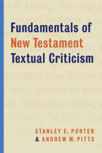 Cover image: Fundamentals of New Testament Textual Criticism 9780802872241