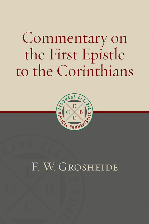 Cover image for book Commentary on the First Epistle to the Corinthians