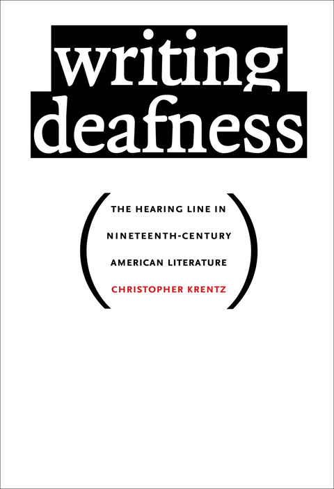 Cover image for book Writing Deafness