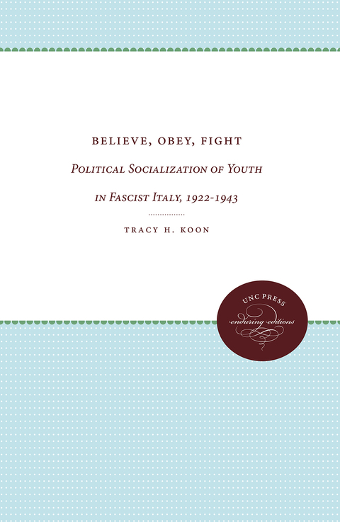 Cover image for book Believe, Obey, Fight