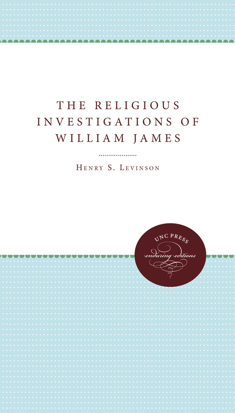 Cover image for book The Religious Investigations of William James