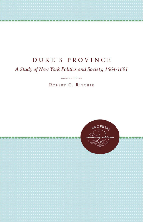 Cover image for book The Duke's Province