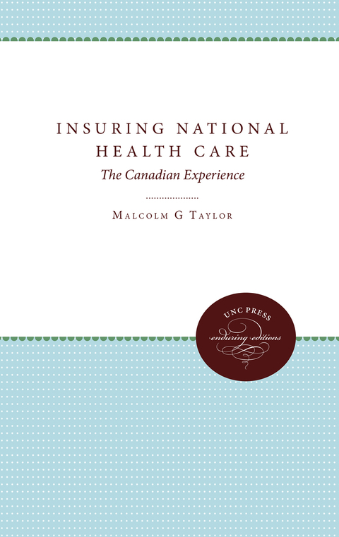 Cover image for book Insuring National Health Care