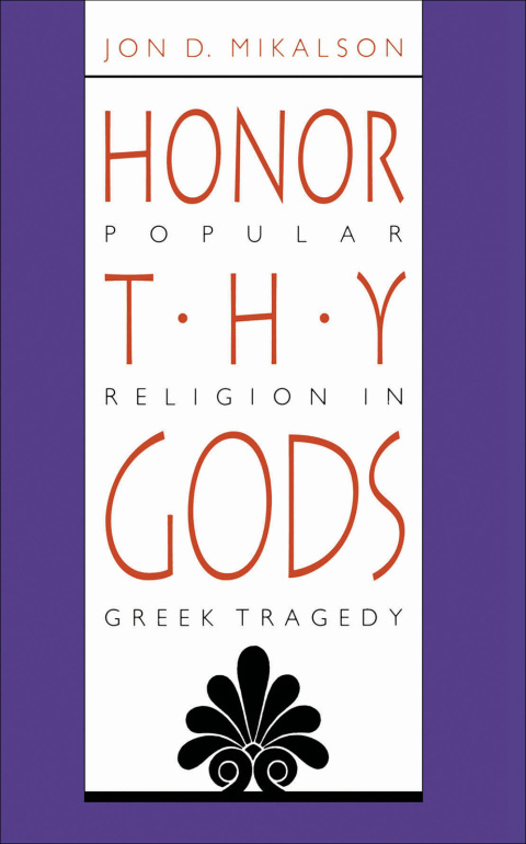 Cover image for book Honor Thy Gods