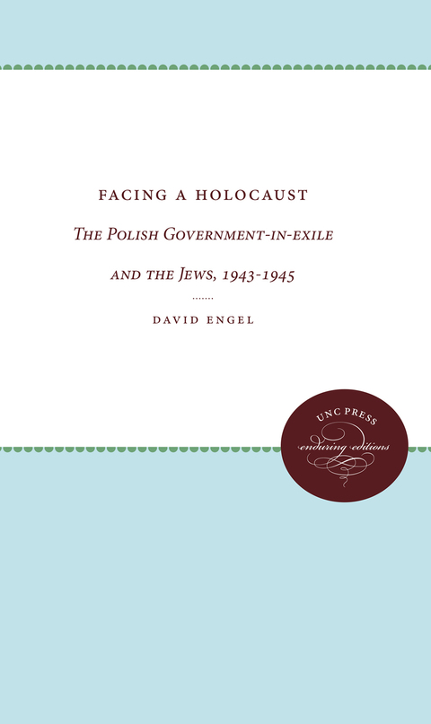Cover image for book Facing a Holocaust