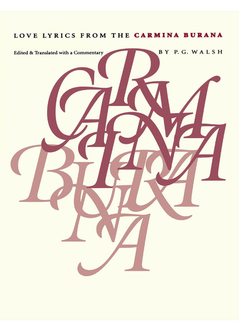 Cover image for book Love Lyrics from the Carmina Burana