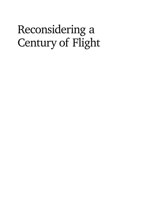 Cover image for book Reconsidering a Century of Flight