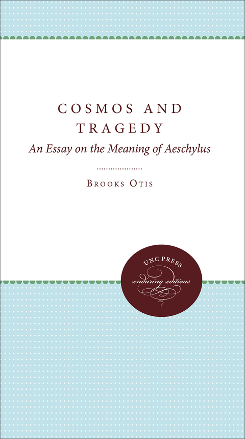 Cover image for book Cosmos and Tragedy