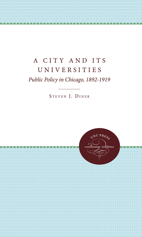 Cover image for book A City and Its Universities