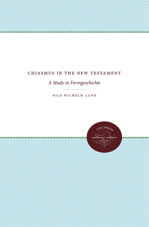 Cover image for book Chiasmus in the New Testament