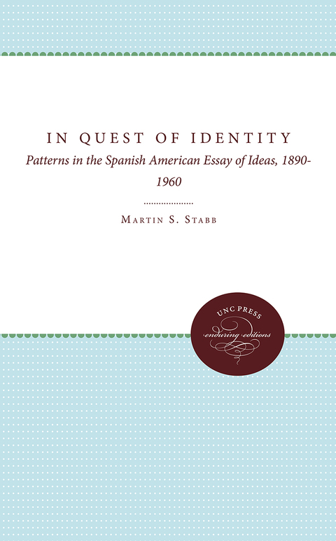 Cover image for book In Quest of Identity