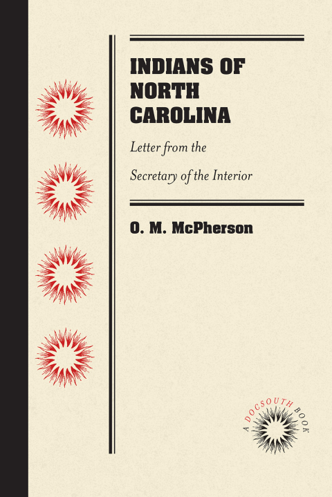 Cover image for book Indians of North Carolina