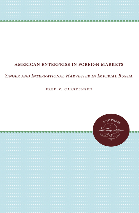 Cover image for book American Enterprise in Foreign Markets