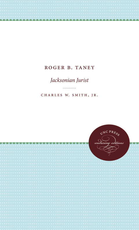 Cover image for book Roger B. Taney