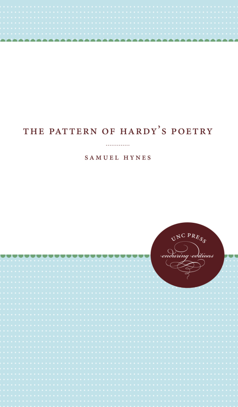 Cover image for book The Pattern of Hardy's Poetry