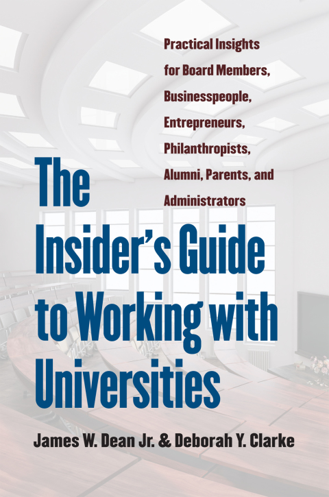 Cover image for book The Insider's Guide to Working with Universities