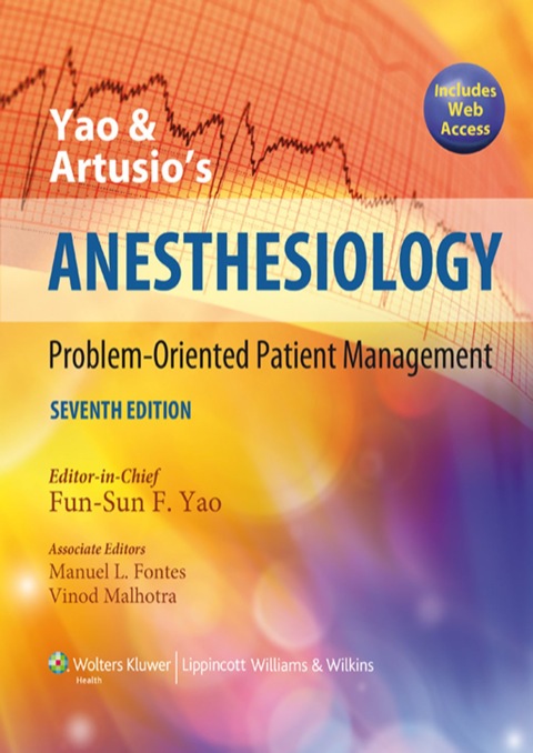 Cover image for book Yao and Artusio's Anesthesiology:Problem-Oriented Patient Management