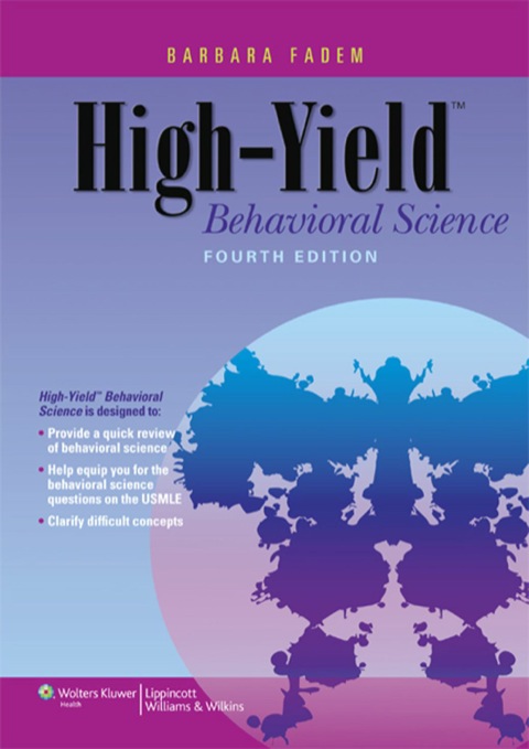 Cover image for book High-Yield Behavioral Science